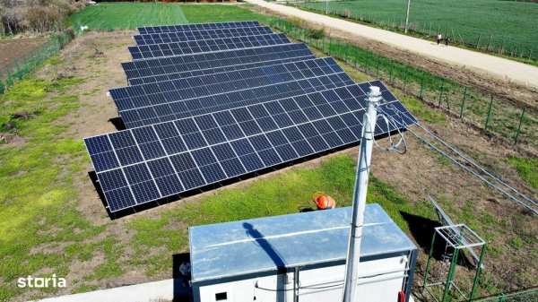 Parc FOTOVOLTAIC 100 kw - contract activ/ MOVILITA/ Teren 2500 mp