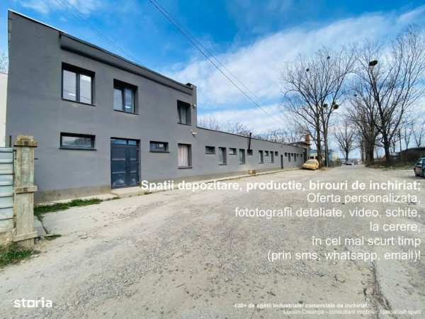 Spatii depozitare, productie, birouri, Tomesti, 160mp, str. Plopilor