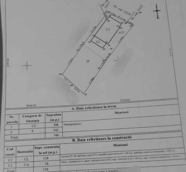 Casa P+M si teren de 740 mp  Golesti Rm Valcea