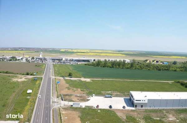 Hala nou construita langa aeroportul internațional Traian Vuia