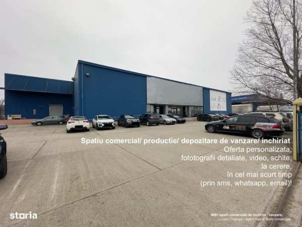 Vanzare, inchiriere spatiu comercial, productie, depozitare, 3523mp