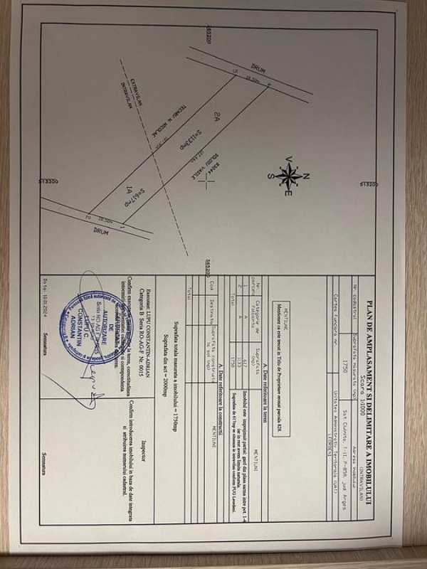 Vand teren intravilan/extravilan 1750 M2-leordeni Arges