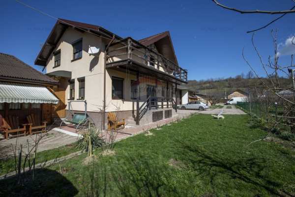 Casa / Vila cu 8 camere de vanzare+multiple constructii, teren,Luncani