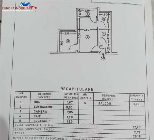 Garsoniera de vanzare zona dalas  tulcea