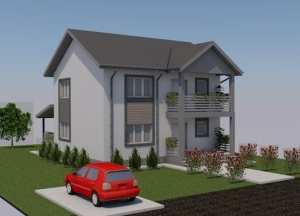 FARA COMISION case 4 camere 2 bai terasa P+1+pod canal apa gaz curent la cheie