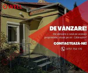 De vânzare o casă pe aceeași proprietate, situat pe str. Călărașilor!