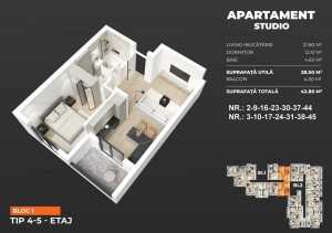 Apartament 2 Camere De Vânzare în Zona Pasarela Berceni –Bloc Nou în Construcție
