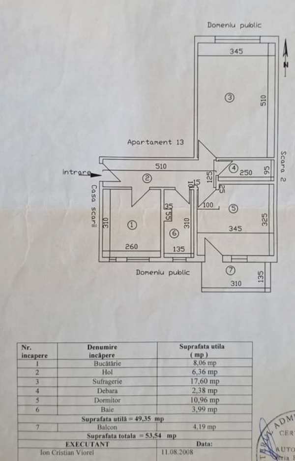 Vând apartament 2 camere confort.1 decomandat etaj 4  ,apartamentul are deja gaz în apartament.