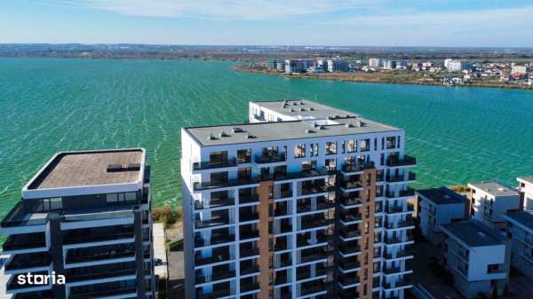 Apartament cu 2 camere-Mamaia Nord, bloc finalizat vedere frontala LAC
