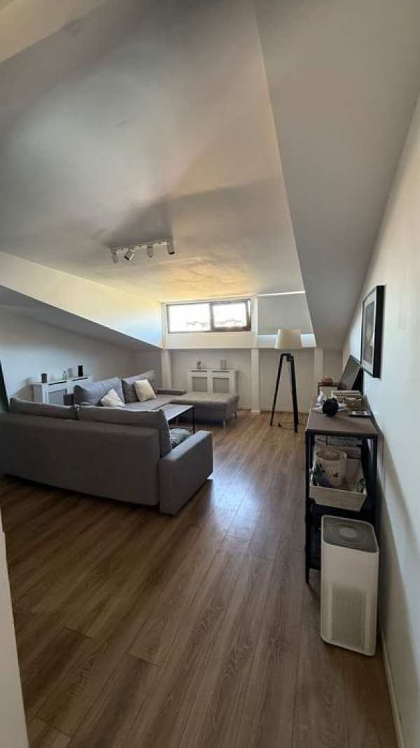 Apartament cu 3 camere spațios la mansarda  cu terase de 20mp