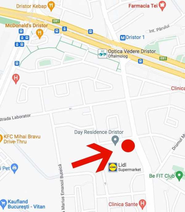 Loc de parcare subteran Dristor bloc Day Residence