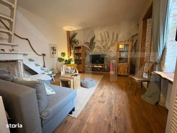 Casa cocheta 60 mp - mansarda, mobilata, zona centrala