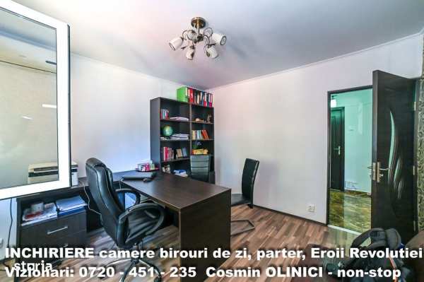 Inchirere 2 camere pentru birou de zi EROII REVOLUTIEI parter
