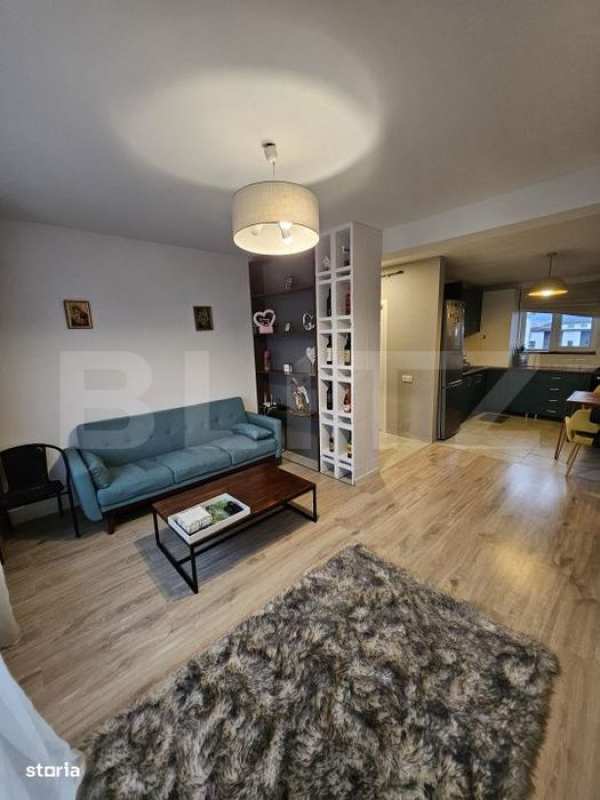 Apartament semidecomandat cu 3 camere, 61 mp utili, parcare, zona Terr