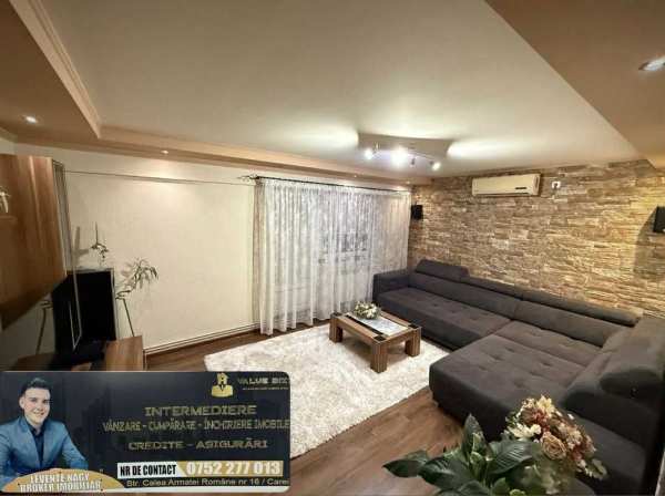 Apartament ultralux, situat în inima orașului Carei (MV2), etajul 1