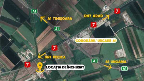 Hala Industrială 2200mp - Pecica – Arad – Autostrada A1