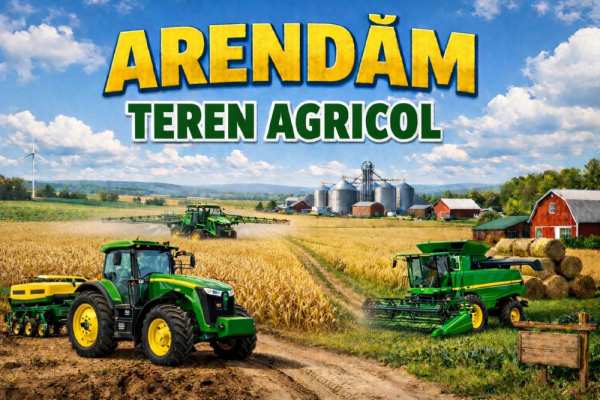 Societate Agricolă Arendăm Teren Agricol