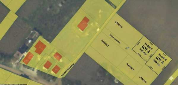 Teren intravilan, 2 parcele, Magurele, Ilfov