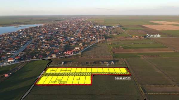 Loturi teren intravilan cu vedere la lac