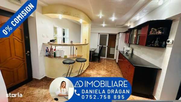 De închiriat, apartament cu 3 camere în zonă centrală