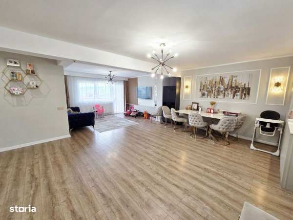 Apartament 4 camere, 121 mp, garaj, mobilat utilat, zona Voronet-Iris