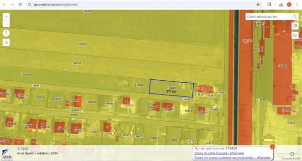 Vand 872mp teren intravilan Codlea Nord cu autorizatie de construire
