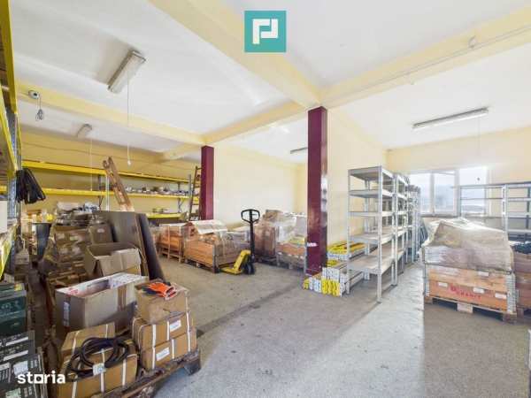 Clădire P+E parcare si platformă betonată 700mp