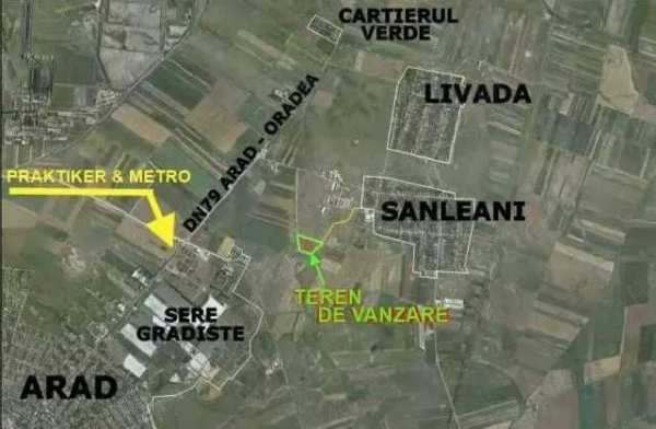 Vand teren la SANLEANI-ARAD