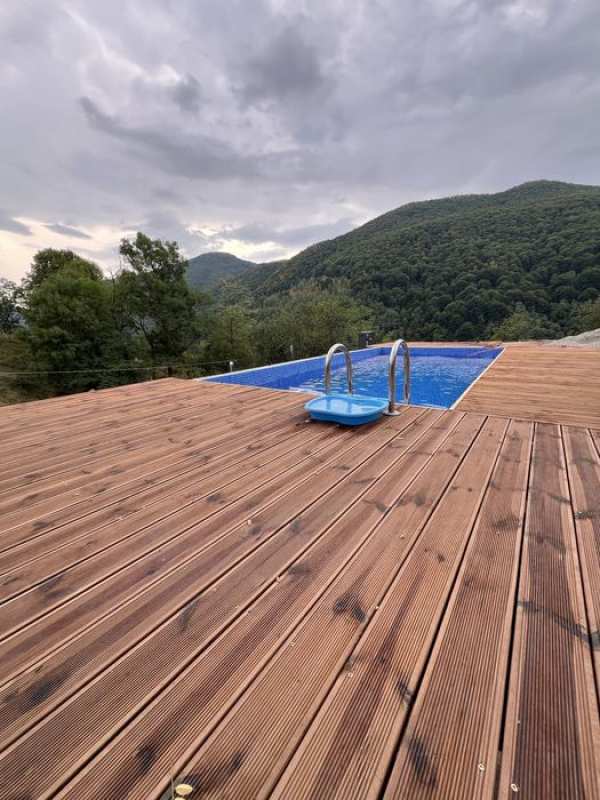 Cabana de închiriat cu piscina si ciubar