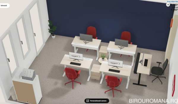 Birou ultra-central București Piața Romană 46 m2