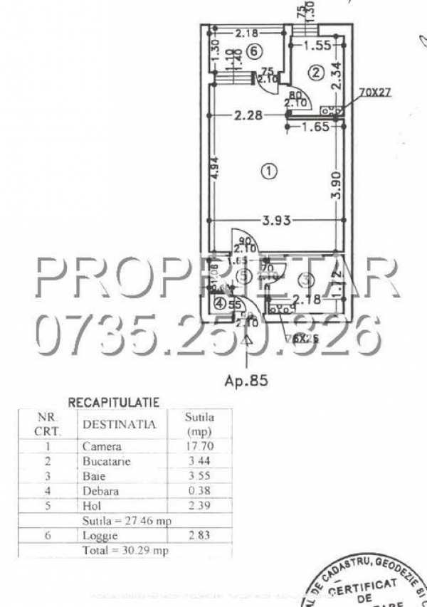Garsoniera de vanzare Militari Lujerului 2 min Metrou Proprietar