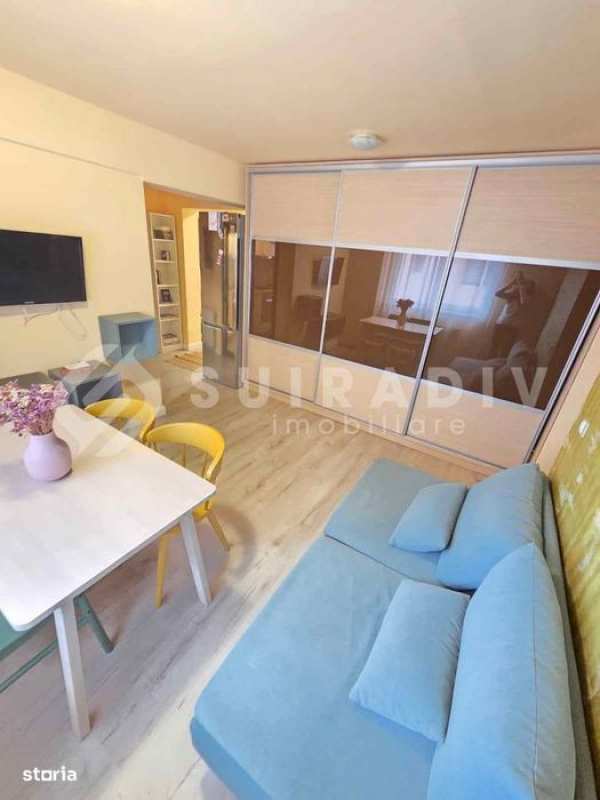 Apartament 2 camere decomandate, 61 mp + terasă, zona Plopilor