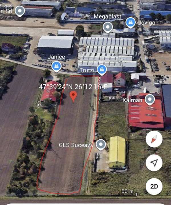 Teren de vanzare 5500 mp, Scheia