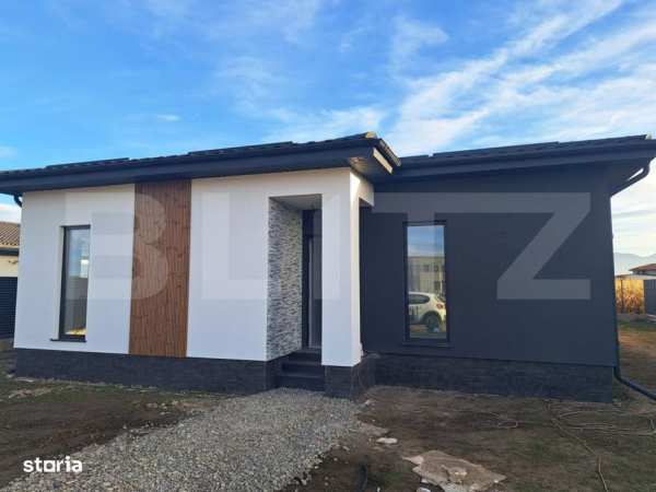 Casa Moderna cu 4 Camere in Sanpetru ! Toate utilitatile si finisaje l