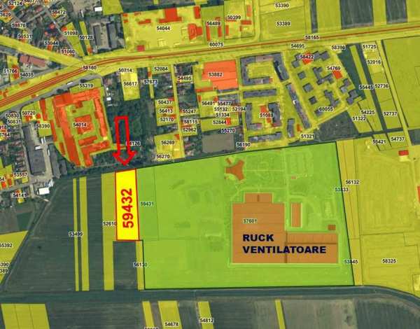 Teren INTRAVILAN construcție CASĂ Familială sau Ansamblu REZIDENȚIAL