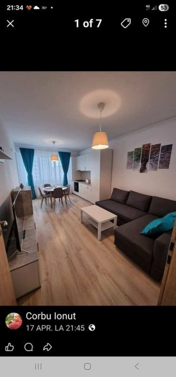 Inchiriez studio  Rotar Park 

Locatie: Rotar Park 2, la 200 metri de Bdul Iuliu Maniu si la 700 m de Statia d