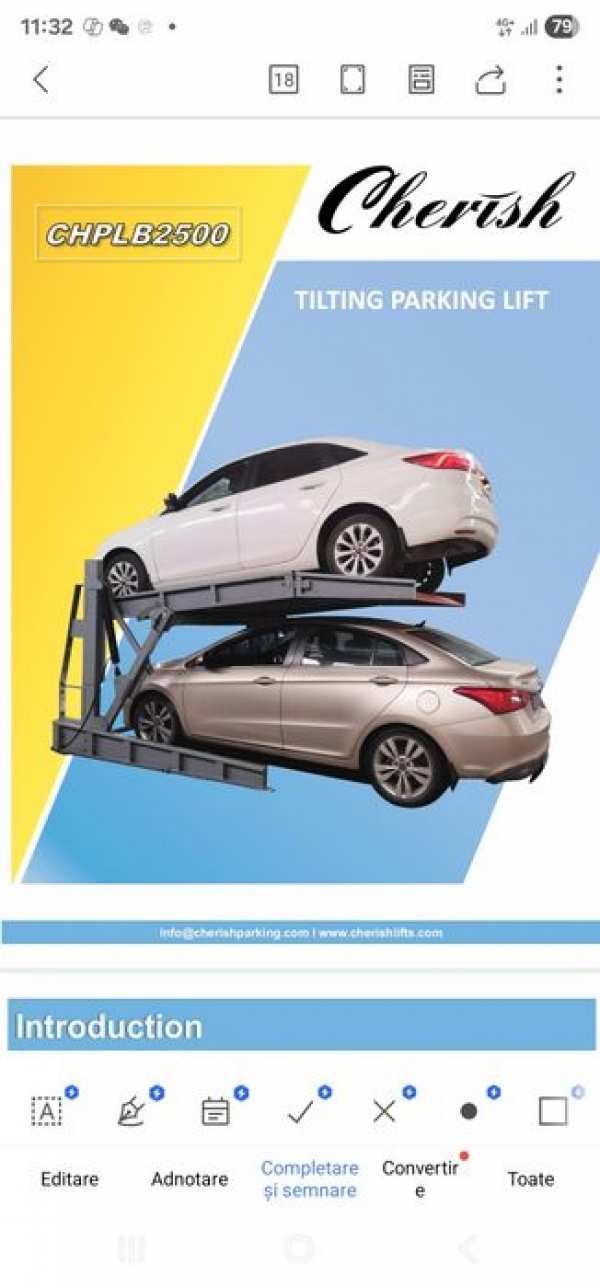 Vand sistem parcare tip Klaus,sistem klaus,sistem parcare klaus