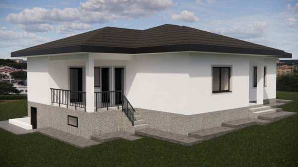 Casa parter cu demisol 142mp la Dumesti,Iasi,asfalt,toate utilitatile