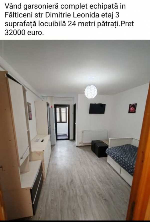 Vând garsonieră in Fălticeni