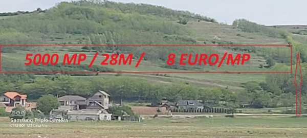 PLATA IN 12 LUNI . Teren in Ciugud 8 euro/mp cu panorama Alba Iulia