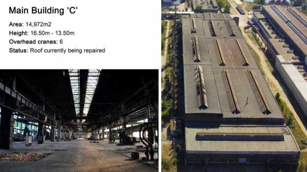 Hala industriala de vanzare