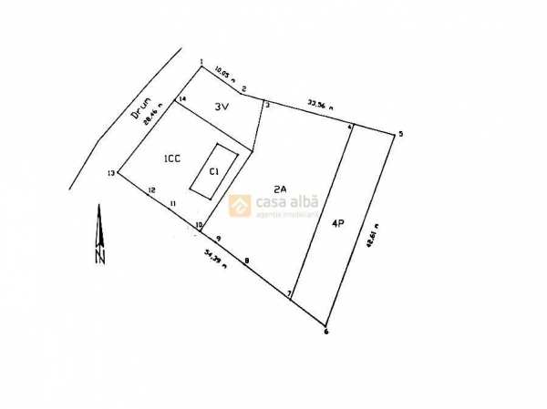 21km fata de Centrul Iasului! Casa + 1625mp teren
