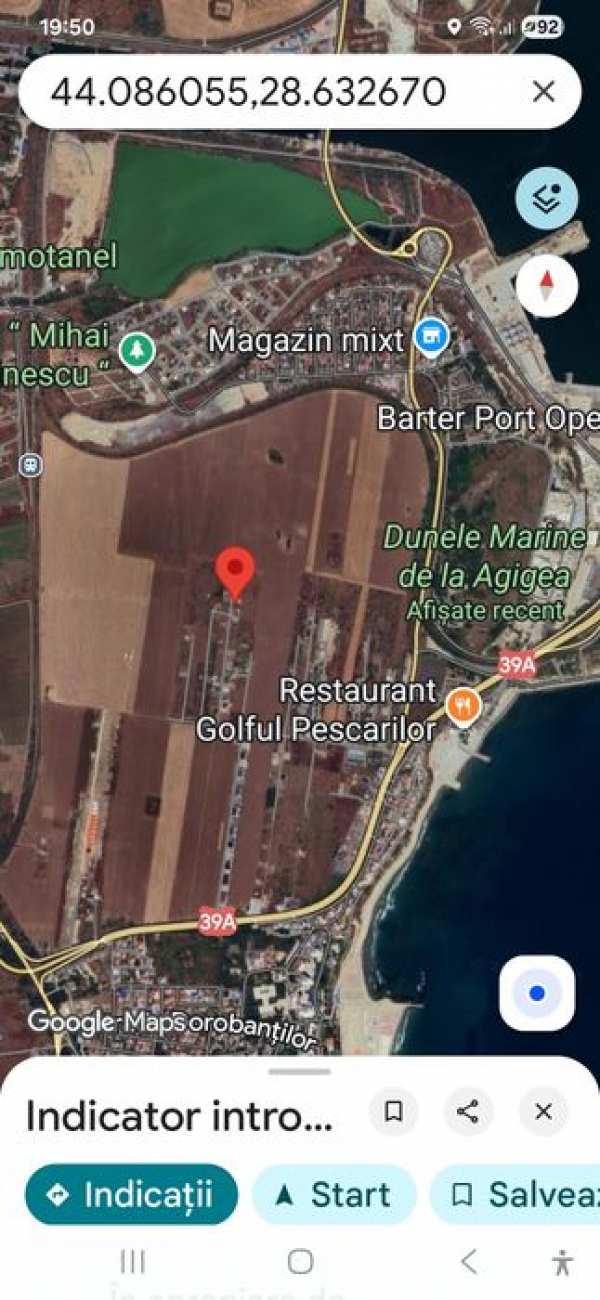 Teren intravilan Agigea zona RO-RO