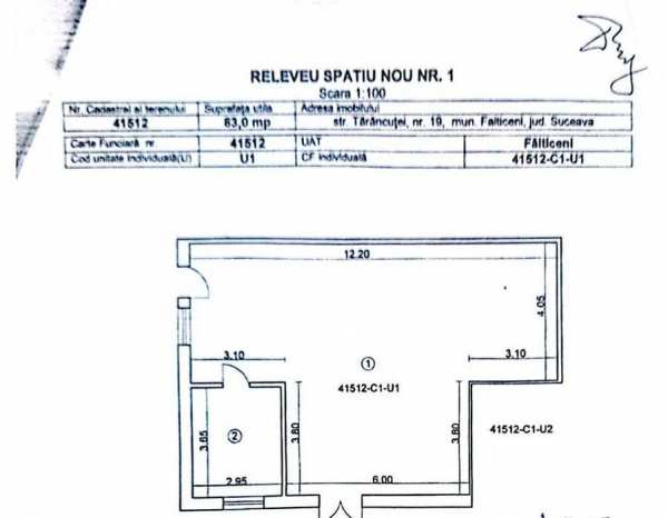 Hală de vânzare 83mp utili Falticeni