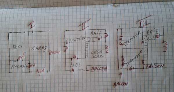 Vând casă în construcție din bolțari