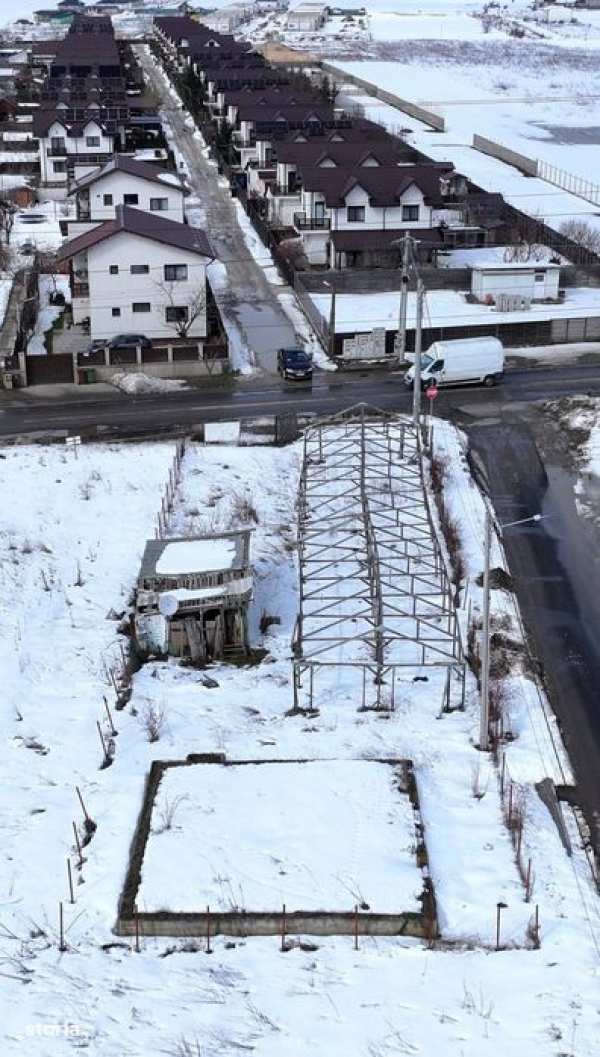Teren intravilan /Sabareni ,stradal,deschidere dubla