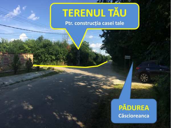 Vand teren intravilan La Pădure  Suseni/Bolintin Vale