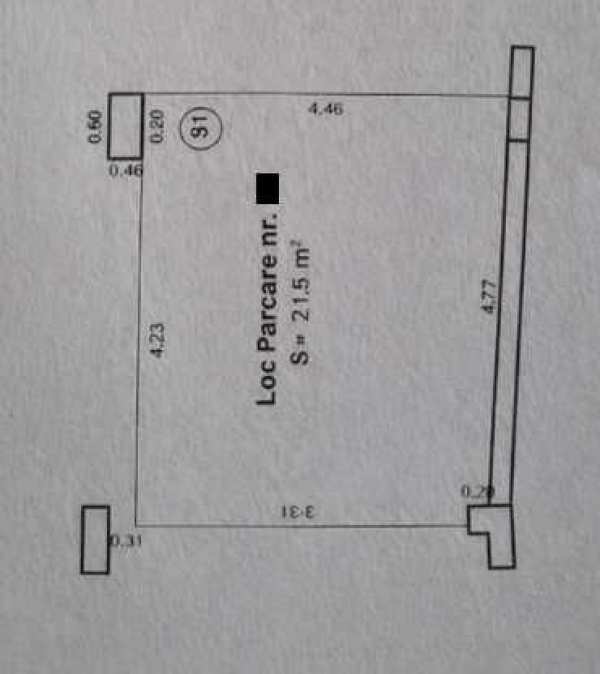 Loc parcare XL subteran Vivalia Grand – 21,5 m² – 5 min de Isho