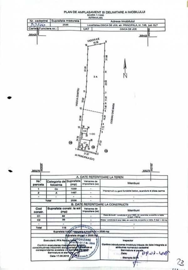 Casa de vanzare la tara