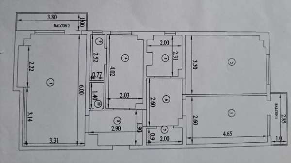 vând apartament 3 camere